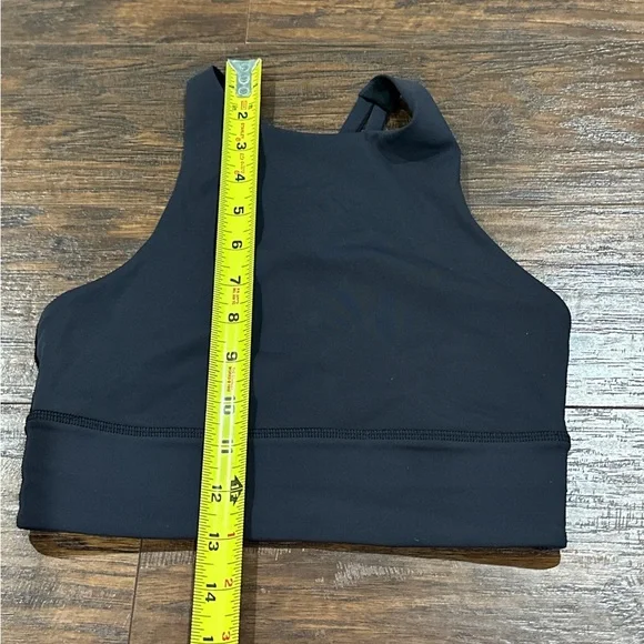 lululemon athletica Women's Dark Gray/Steel Color Sports Bra Size 4 - Picture 5 of 5